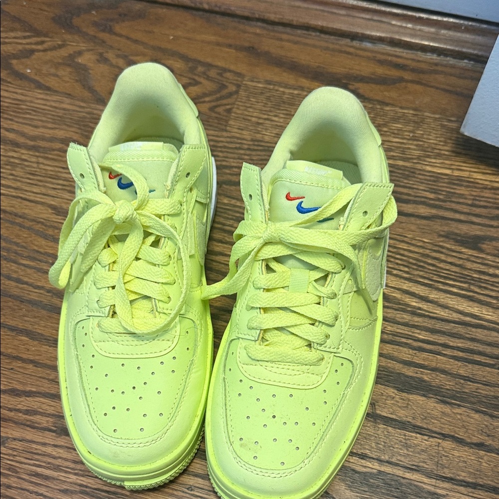 Nike Kids Neon Yellow Sneakers
